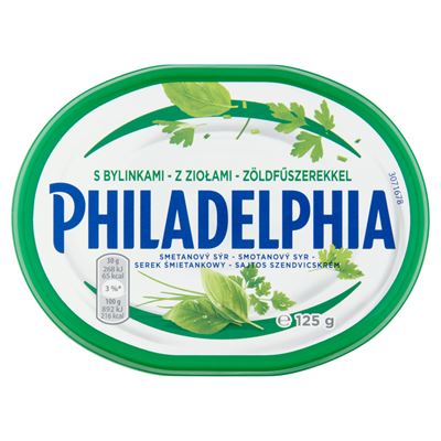 PHILADELPHIA sajtos szendvicskrém zöldfűszerekkel 125 g