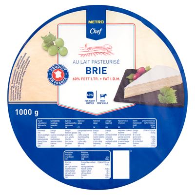 METRO Chef Brie Zsírdús Lágy Sajt 1 kg
