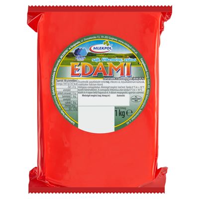 König Mlekpol Edami félkemény, zsíros sajt 1 kg