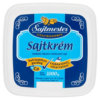 SAJTMESTER Félzsíros Sajtkrém 1 kg