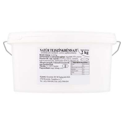 Kisteleki tejszínkrémsajt 2 kg
