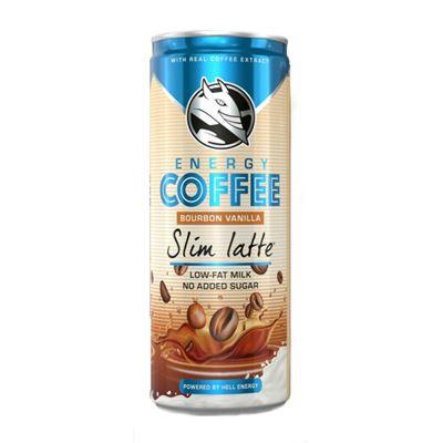 HELL Coffee Slim Latte Kávés Tejital 250 ml