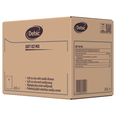 Debic Soft Ice UHT Vaniliás Fagylaltalap 2 x 5 l