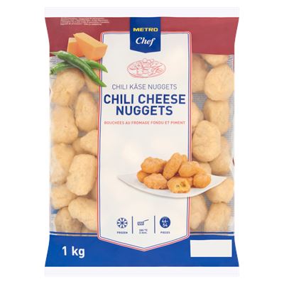 METRO Chef Gyorsfagyasztott, Elősütött Chilis Sajtfalatok 1 kg
