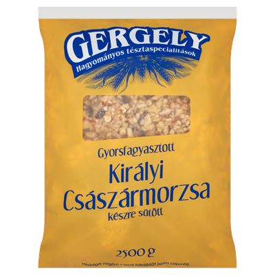 Gergely Királyi Császármorzsa Gyorsfagyasztott 2,5 kg