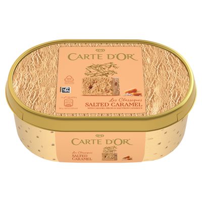 CARTE D'OR sós karamelles tejjégkrém vajkaramella darabkákkal 1000 ml