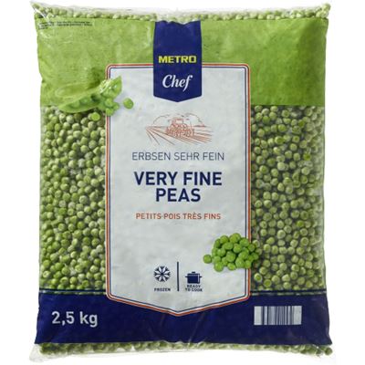 METRO Chef Gyorsfagyasztott Zsenge Zöldborsó 2,5 kg
