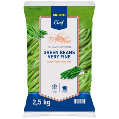 METRO Chef Gyorsfagyasztott Zöldbab Finom 2,5 kg