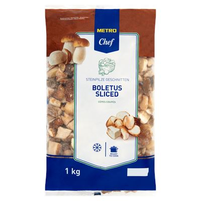 METRO Chef Gyorsfagyasztott Kockázott Vargánya Gomba 1 kg
