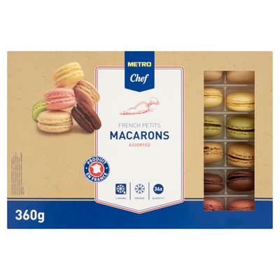 METRO Chef Fagyasztott Macaron Válogatás 36 x 10 g