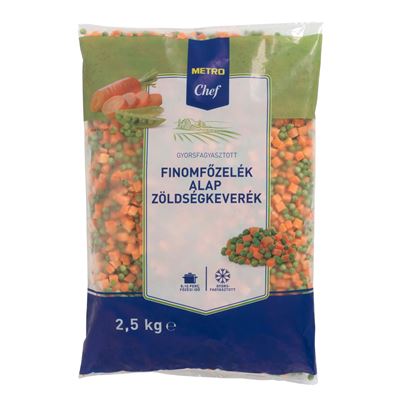 METRO Chef Finomfőzelék alap Zöldségkeverék 2,5 kg