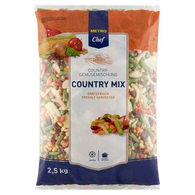 METRO Chef Country Mix Gyorsfagyasztott Zöldségkeverék 2,5 kg