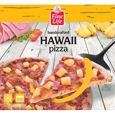 Fine Life Hawaii Fagyasztott Pizza 320 g