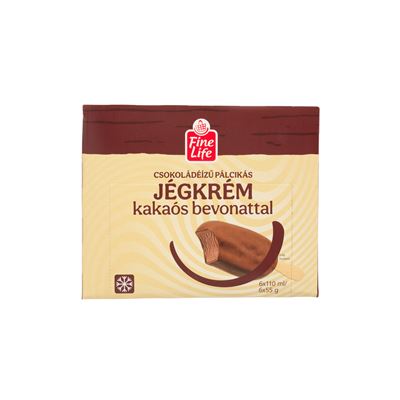 Fine Life csokis pálcikás jégkrém 6 x 110ml