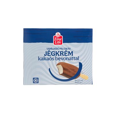 Fine Life vaníliás pálcikás jégkrém 6 x 110ml