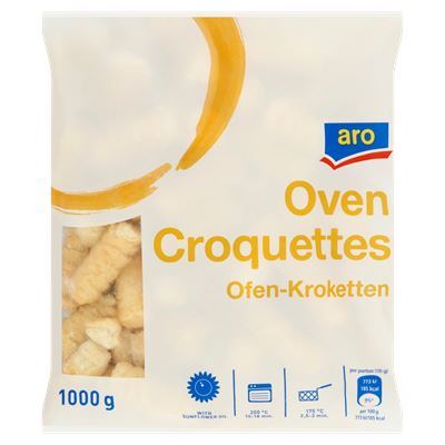 aro Gyorsfagyasztott, Elősütött Krokett 1 kg