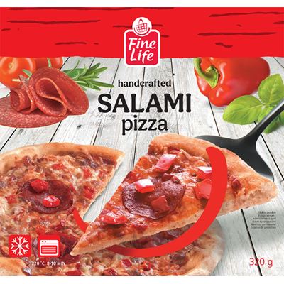 Fine Life Szalámis Pizza 320 g