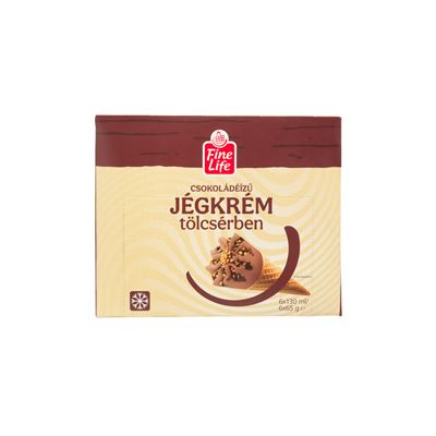 Fine Life Csokis Tölcséres Jégkrém 6 x 130 ml