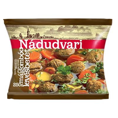 Nádudvari gyorsfagyasztott májgombóc levesbetét 250 g