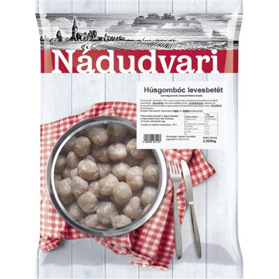Nádudvari Húsgombóc Gyorsfagyasztott 2,5 kg