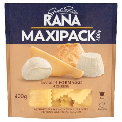 Giovanni Rana ravioli 4 sajtos, tojásos friss töltött tészta 400 g