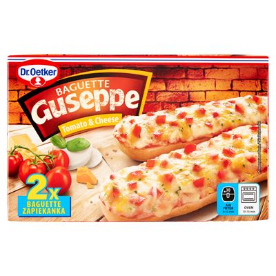 Dr. Oetker Guseppe gyorsfagyasztott bagett paradicsommal és sajttal 2 x 125 g