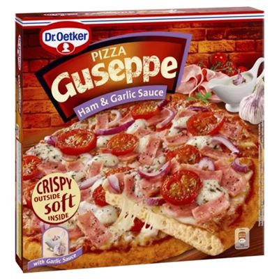 Dr. Oetker Pizza Guseppe Pizza Sonkával-Fokhagyma Szósszal 440 g