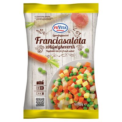 Fevita Gyorsfagyasztott Franciasaláta Zöldségkeverék 1 kg