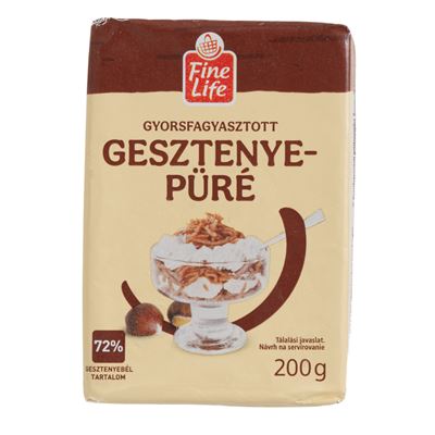 Fine Life Gesztenyepüré 200 g