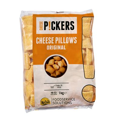 McCain Cheese Pillows Original Ropogós Bundás Sajttal Töltött Falatkák 1 kg