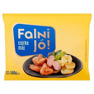 Falni Jó! Panírozott csirkemáj 500 g