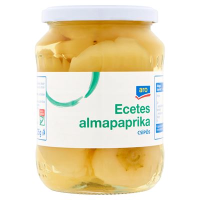 aro csípős ecetes almapaprika 670 g