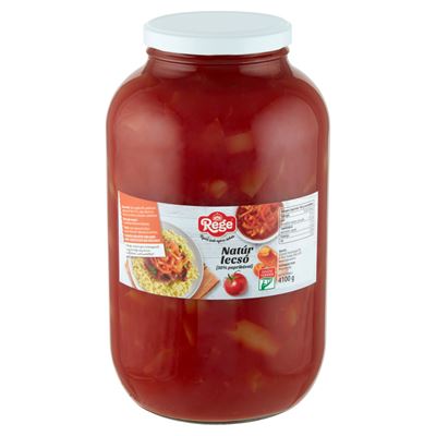 Rege Natúr Lecsó 30% Paprikával 4,1 kg