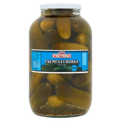Premiko Csemegeuborka 9-12 cm 2 x 4,1 kg