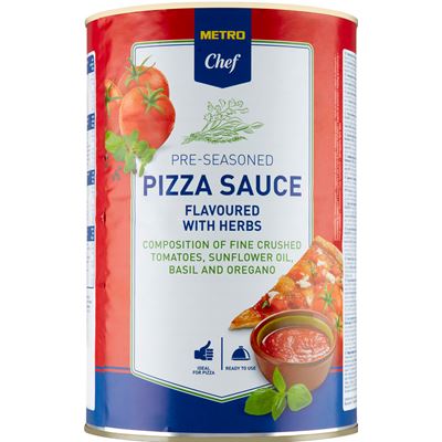 METRO Chef Fűszerezett Pizzaszósz Konzerv 4,1 kg