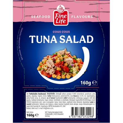 Fine Life Tonhalsaláta Kuszkusszal és Egzotikus Ízesítéssel 160 g