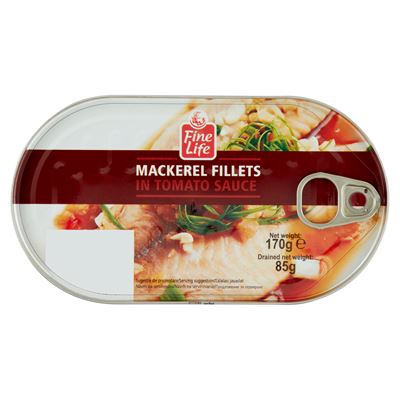 Fine Life Makréla Filé Paradicsomos Szószban 170 g