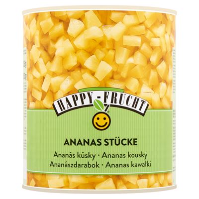 Happy Frucht Konzerv Ananászdarabok 3,050 kg