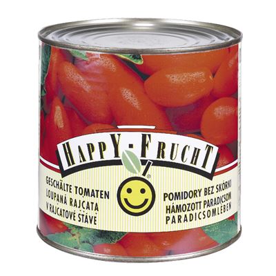 Happy Frucht Hámozott Paradicsom Paradicsomlében 2,5 kg