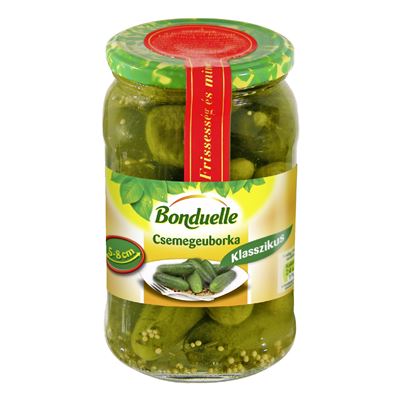 Bonduelle csemegeuborka 5-8 cm 6 x 680 g