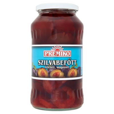 Premiko felezett magozott szilvabefőtt 700 g