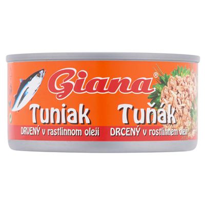 Giana Aprított Tonhal Növényi Olajban és Sós Lében 170 g