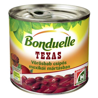 Bonduelle Bon Menu Chili vörösbab csípős mexikói mártásban 430 g