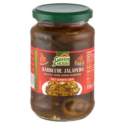 Greenhouse Barbecue Szeletelt Jalapeno Paprika Édes-savanyú Lében 350 g