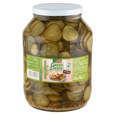Greenhouse Édes-savanyú Szeletelt Uborka Savanyúság 2,55 kg