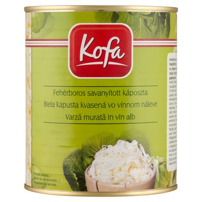 Kofa Fehérboros Savanyított Káposzta 810 g