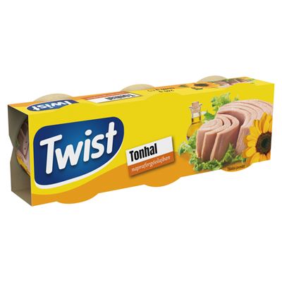 TWIST Tonhaltörzs Napraforgóolajban 3 x 80 g