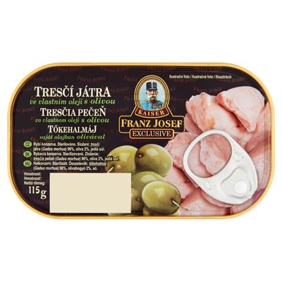 FJK Tőkehalmáj olívabogyóval 115g