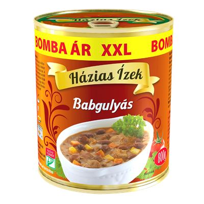 Házias Ízek Babgulyás 6 x 800 g