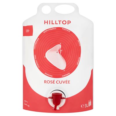HILLTOP Bortarisznya Dunántúli Rosé Cuvée száraz rozébor 13% 3 l